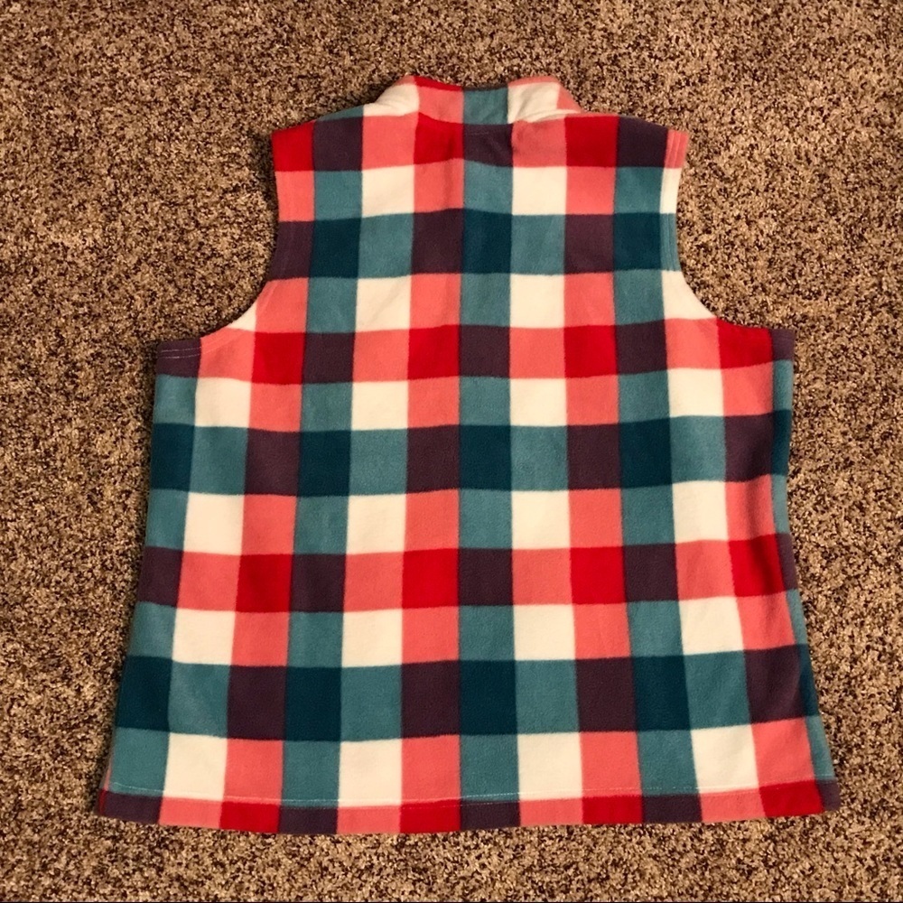 Vintage Blair patchwork fleece vest 3/$18 - Picture 3 of 3